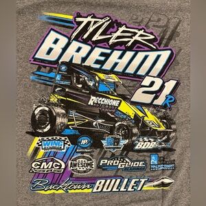 Tyler Brehm Recchione Dirt Track Racing Micro Sprint Racing TShirt